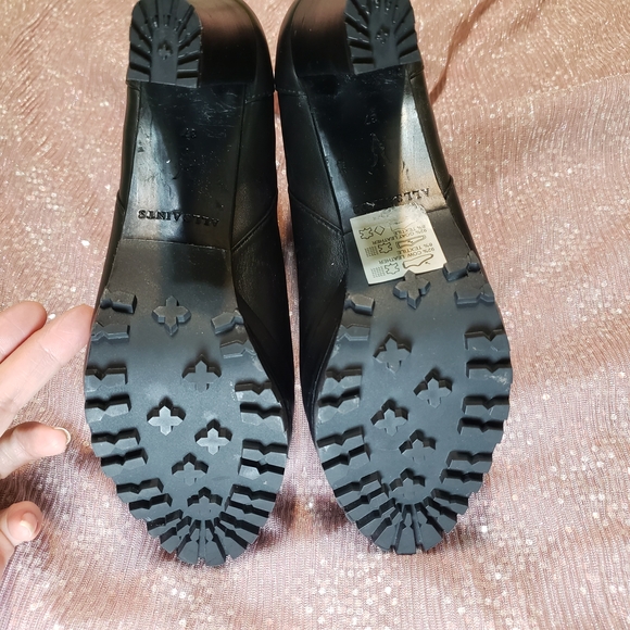 All Saints Woman Size 7 Black Heeled Boots - Picture 8 of 10